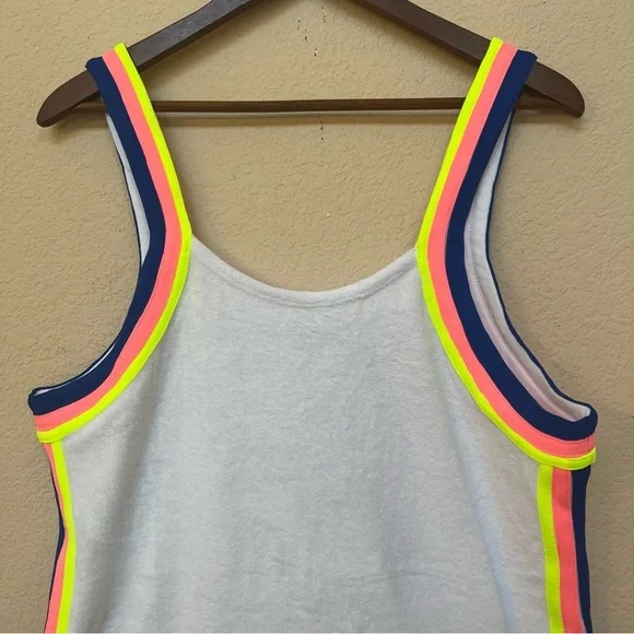 Love & Sports White Terry Cloth Sporty Dress NEW WITH TAGS B3/16 - Picture 5 of 11